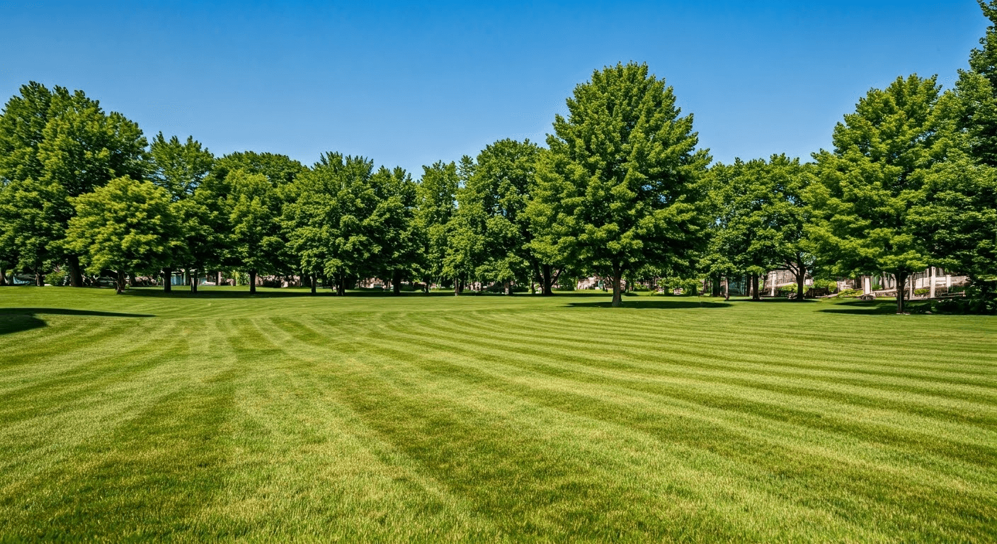 Healthy lawn in Oshawa summer
